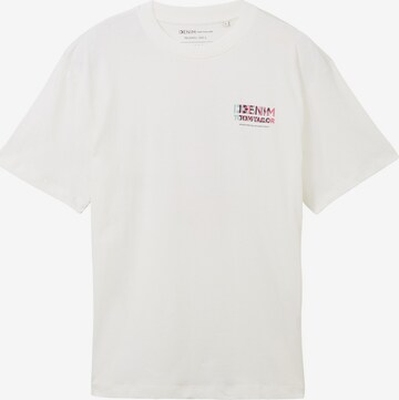 TOM TAILOR DENIM - Camiseta en blanco: frente