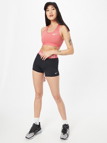 NIKE Skinny Sports trousers in Black