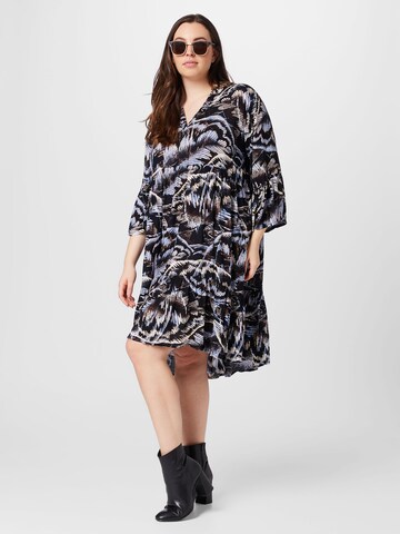 Robe 'Erin Ami' KAFFE CURVE en bleu