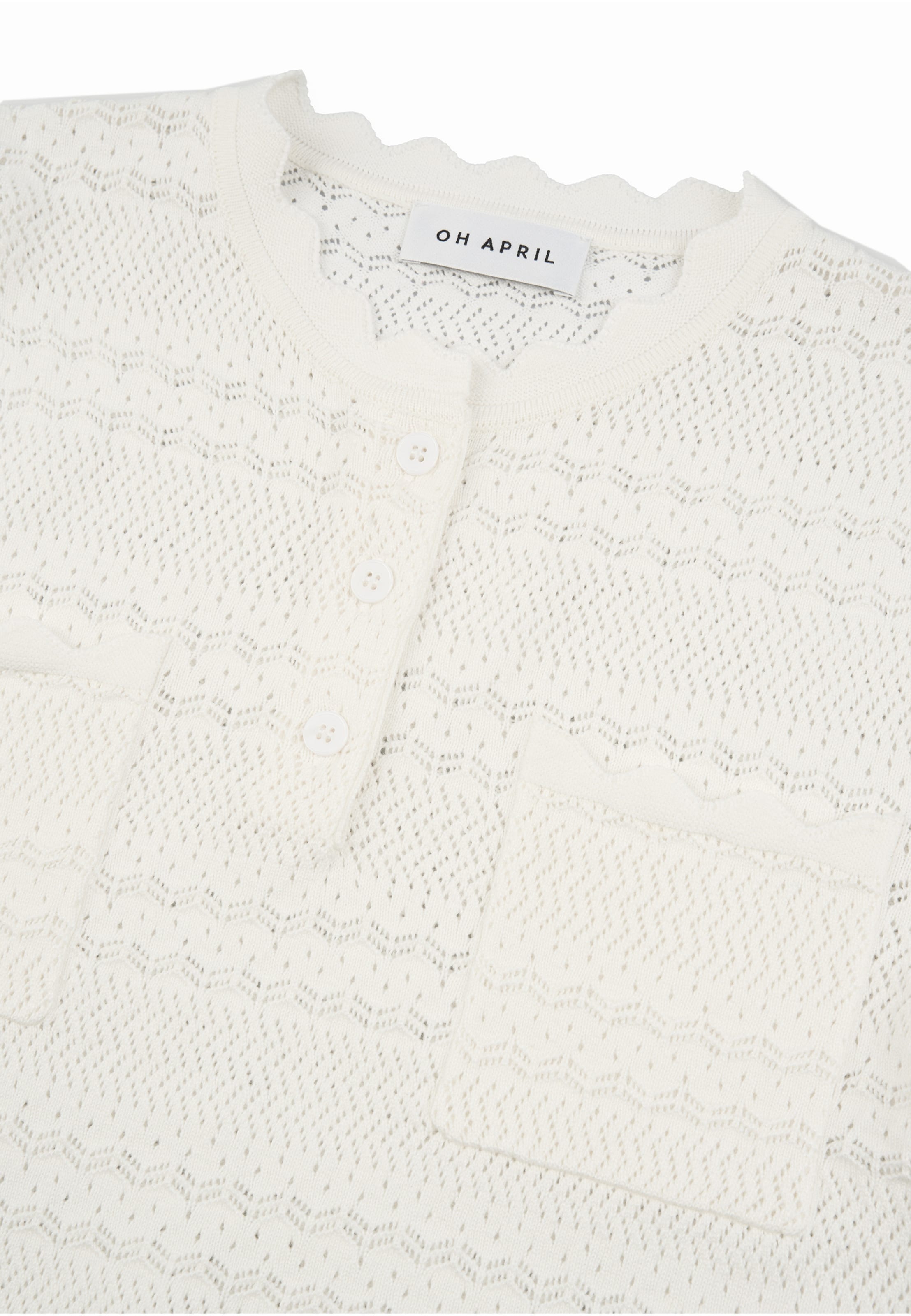 Pull-over OH APRIL en blanc