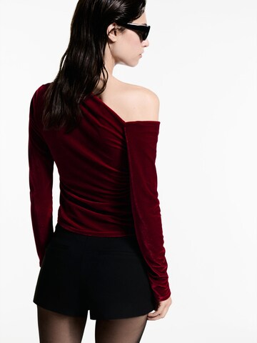 MANGO Shirt 'XVIRGO' in Red