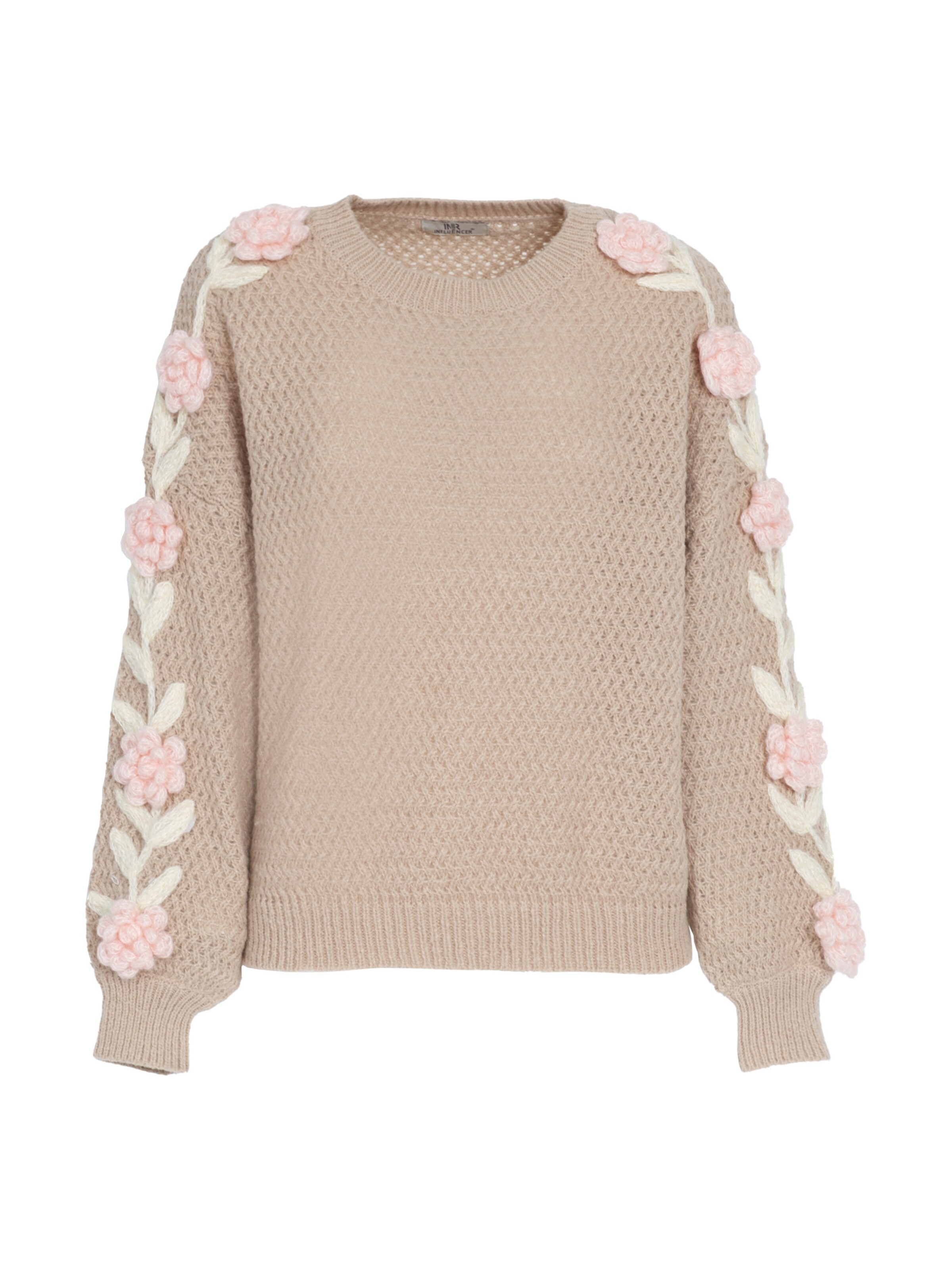 Influencer Sweater in Beige: front