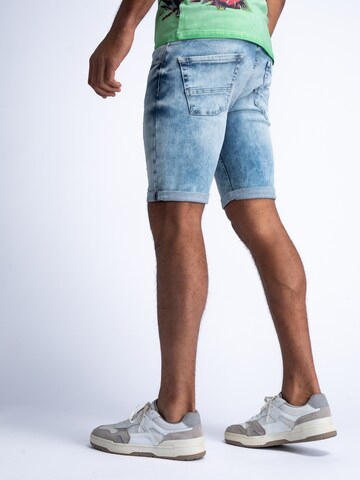Petrol Industries Regular Shorts 'Blizzard Serenity' in Blau
