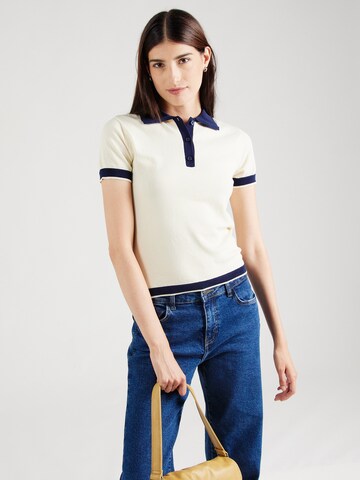 Pull-over Monki en beige : devant