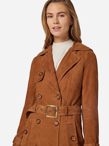 Manteau mi-saison 'Gloria' RICANO en marron