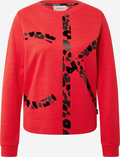 Calvin Klein Sweatshirt i röd / svart, Produktvy