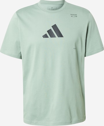 ADIDAS PERFORMANCE Funktionsshirt in Grün: Vorderseite