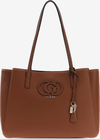 GUESS - Shopper 'Isola' en marrón: frente