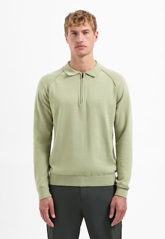No Excess Sweater in Green: front