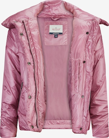 Retour Jeans Prehodna jakna 'Beth' | roza barva