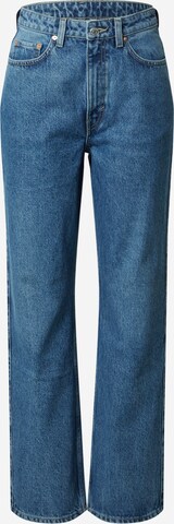 WEEKDAY Loosefit Jeans 'Rowe Extra High Straight' in Blau: predná strana