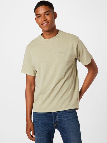 LEVI'S ® Shirt 'Red Tab Vintage Tee' in Groen: voorkant
