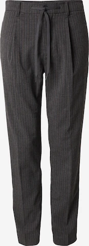 pilka SELECTED Standartinis Kelnės su kantu 'SLHLEROY': priekis