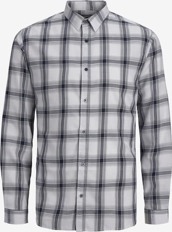 JACK & JONES Button Up Shirt 'ORION' in White: front