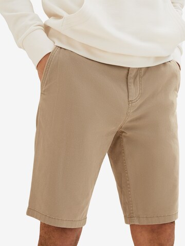 TOM TAILOR Regular Shorts in Beige