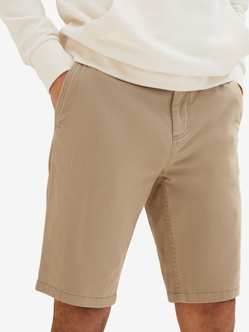 TOM TAILOR Regular Shorts in Beige