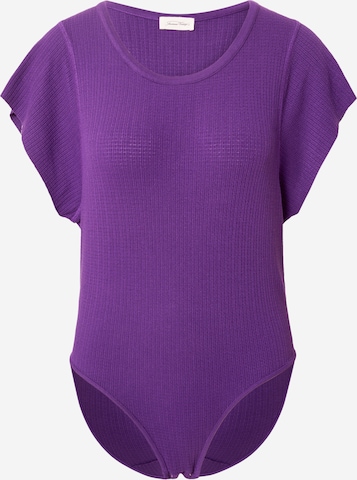 AMERICAN VINTAGE Shirt Bodysuit 'GRIMWOOD' in Purple: front