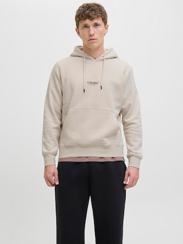 Sweat-shirt 'JJESOHO' JACK & JONES en gris : devant