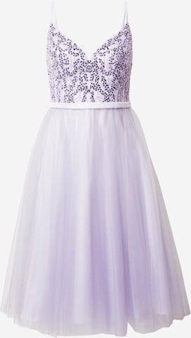 Laona Koktejlové šaty – fialová: přední strana