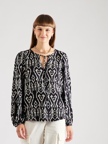 Freequent Blouse 'TIRI' in Zwart: voorkant