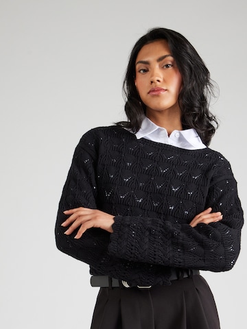 VERO MODA Свитер 'VMLUA' в Черный: спереди