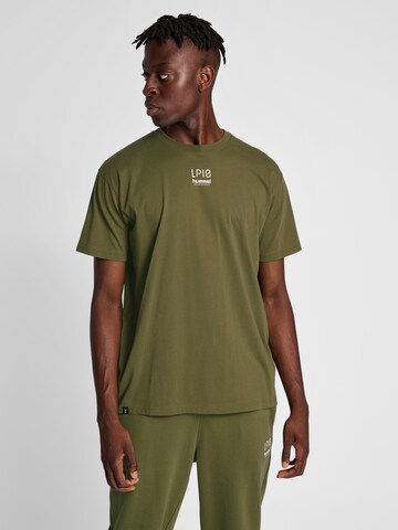 T-Shirt fonctionnel Hummel en vert : devant