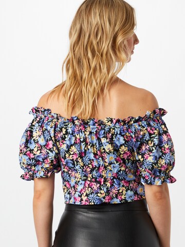 Gina Tricot - Blusa 'Matilda' em mistura de cores