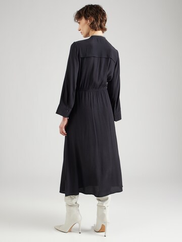 Robe-chemise 'Layna' SOAKED IN LUXURY en noir
