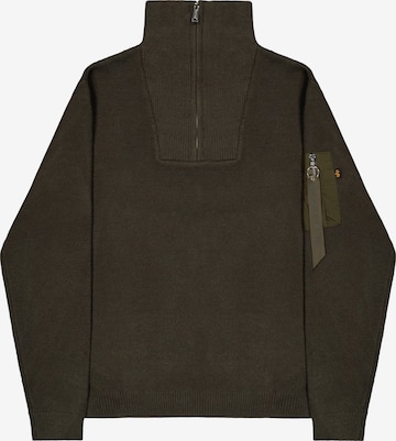 ALPHA INDUSTRIES - Pullover em verde: frente