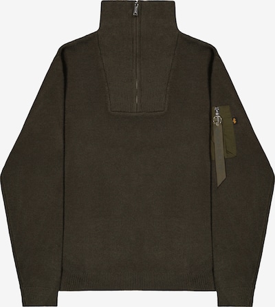 ALPHA INDUSTRIES Pullover in S in tanne, Produktansicht