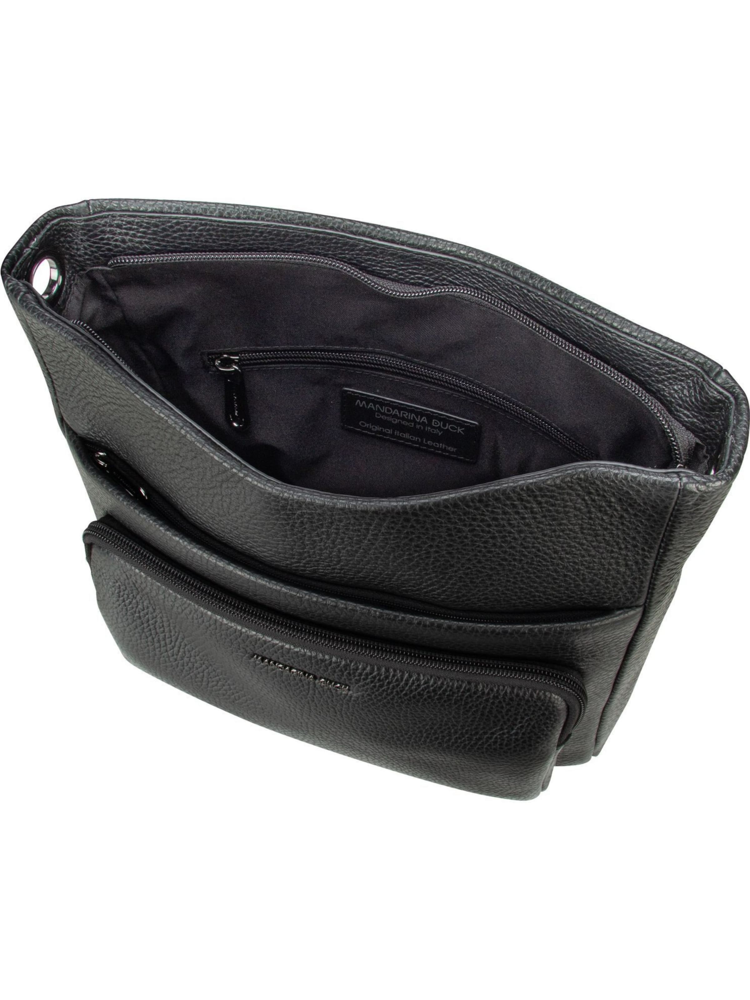 MANDARINA DUCK Umhängetasche 'Mellow FZT10' in Schwarz