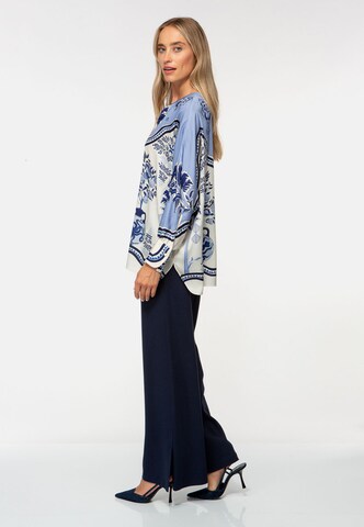 IVI collection Tunikabluse 'Oriental Gardens' in Blau