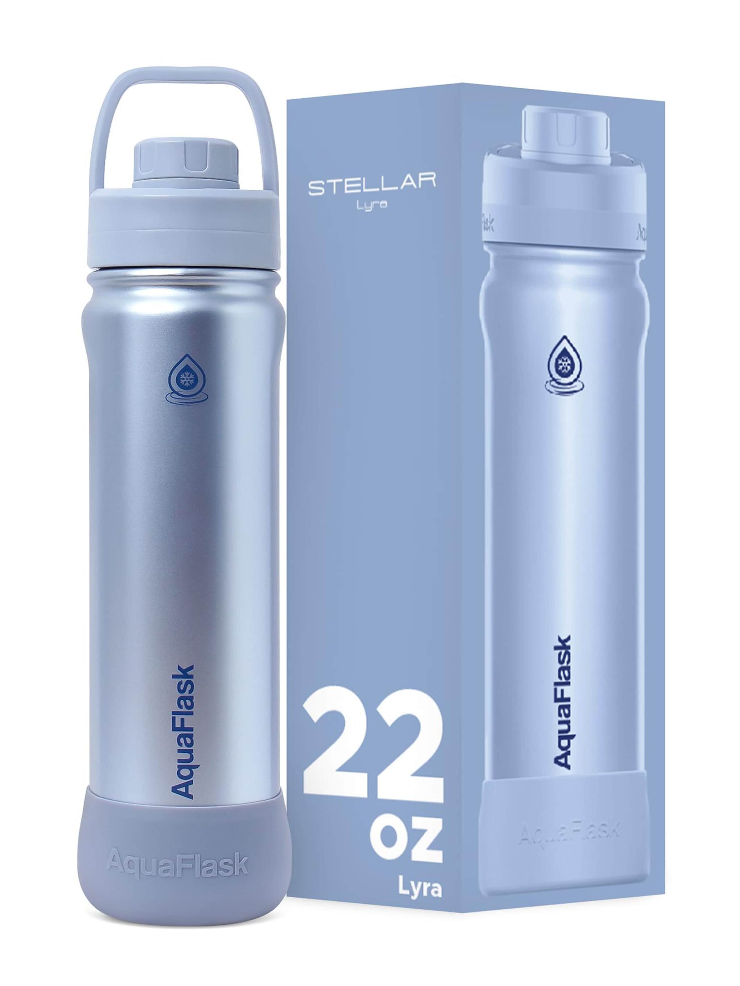 AquaFlask Láhev na vodu 'AquaFlask Termoláhev STELLAR 650 ml' – modrá