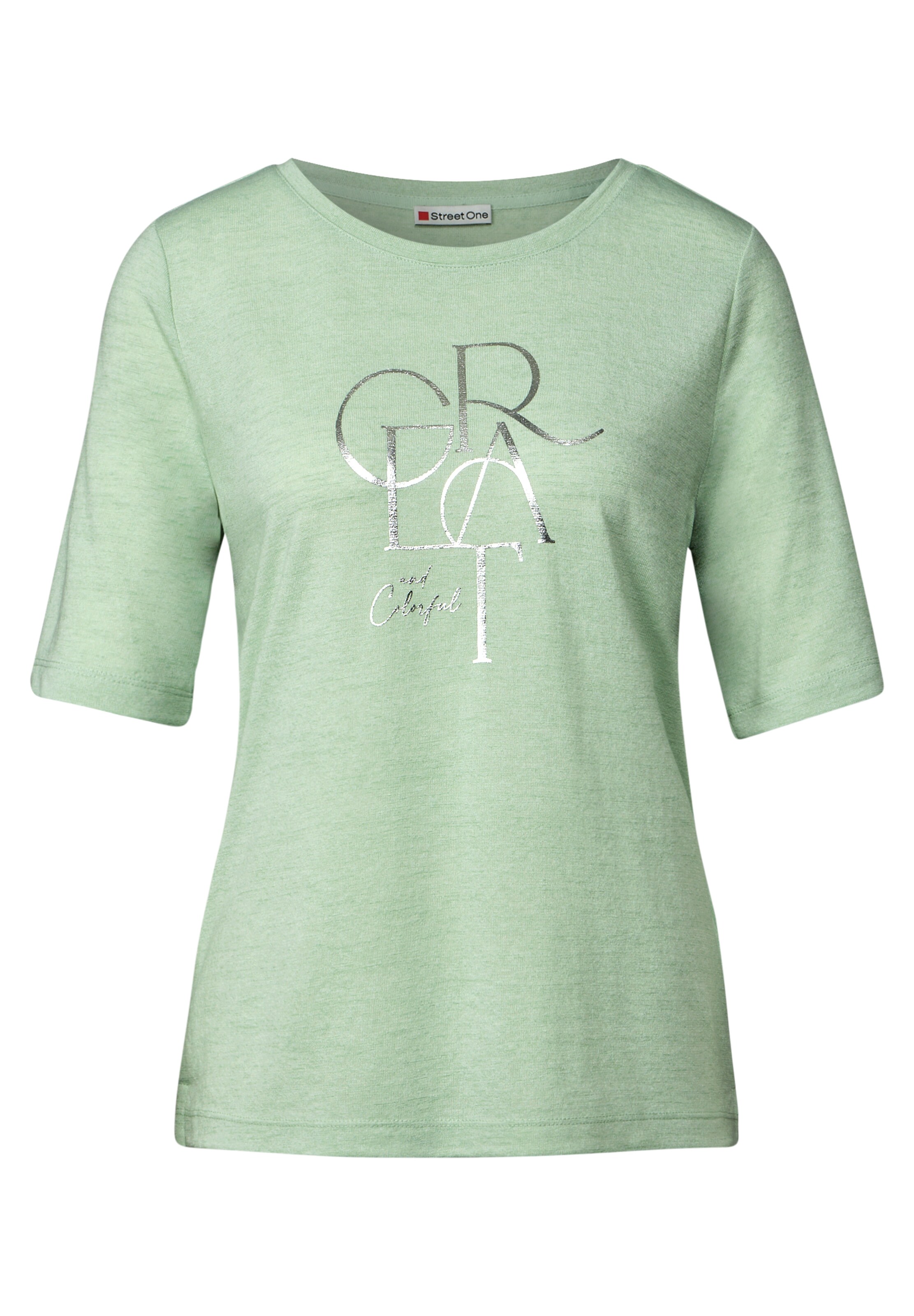 STREET ONE Shirt in Green: front