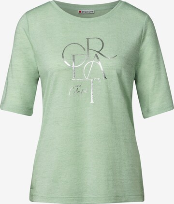 STREET ONE Shirt in Green: front