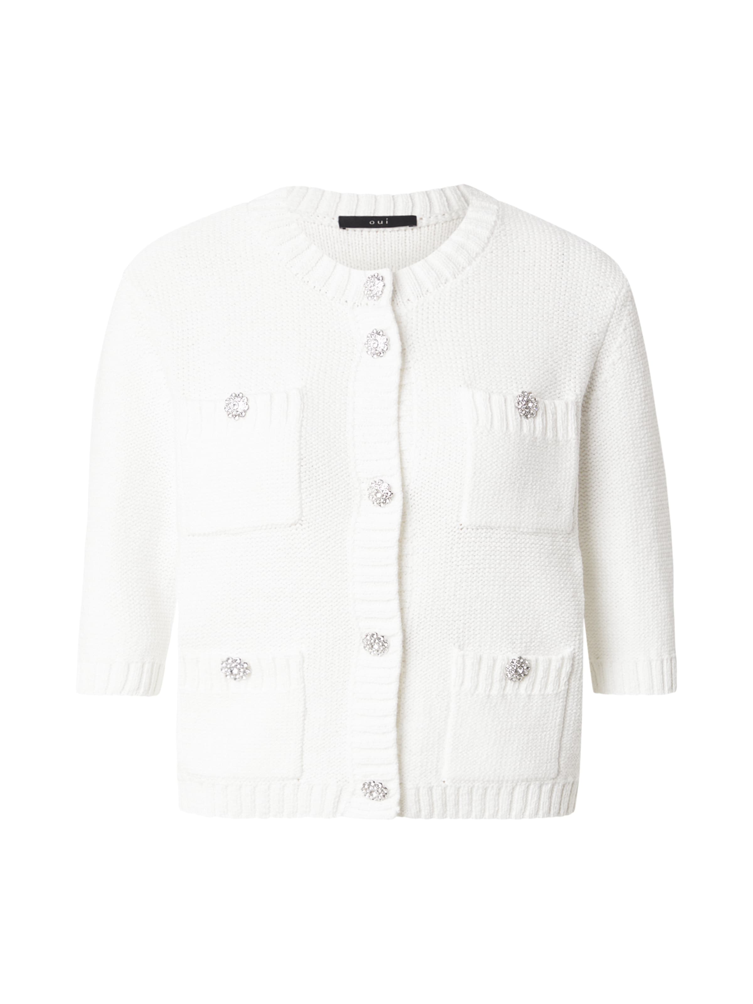 OUI Kofta i vit: framsida