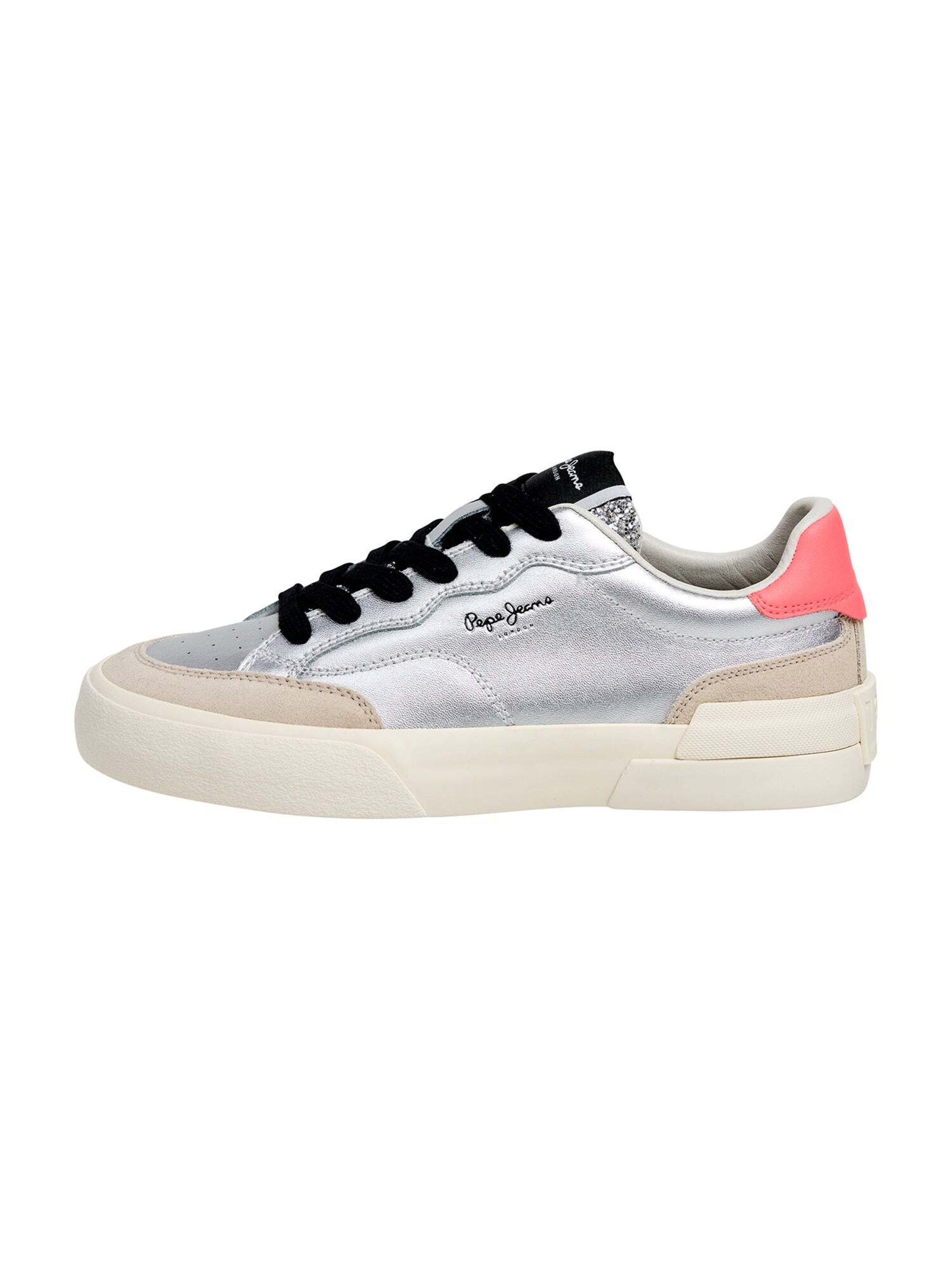 Sneaker bassa 'MILAN' di Pepe Jeans in grigio: frontale