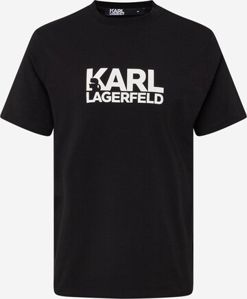 Karl Lagerfeld Μπλουζάκι σε μαύρο: μπροστά