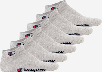 Champion Authentic Athletic Apparel Athletic Socks in Grey: front