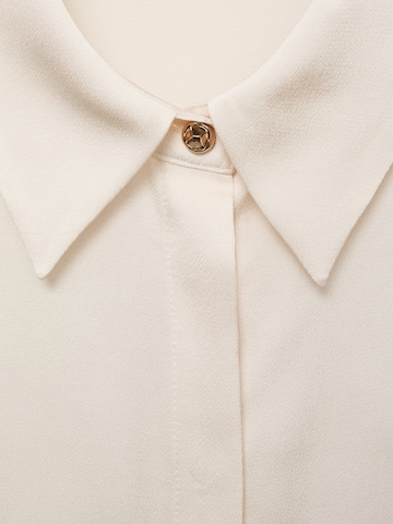 MANGO Blus 'IDEALE' i beige