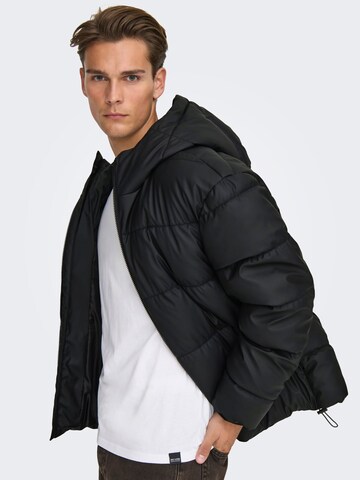 Only & Sons Between-season jacket 'MICHAEL' in Black
