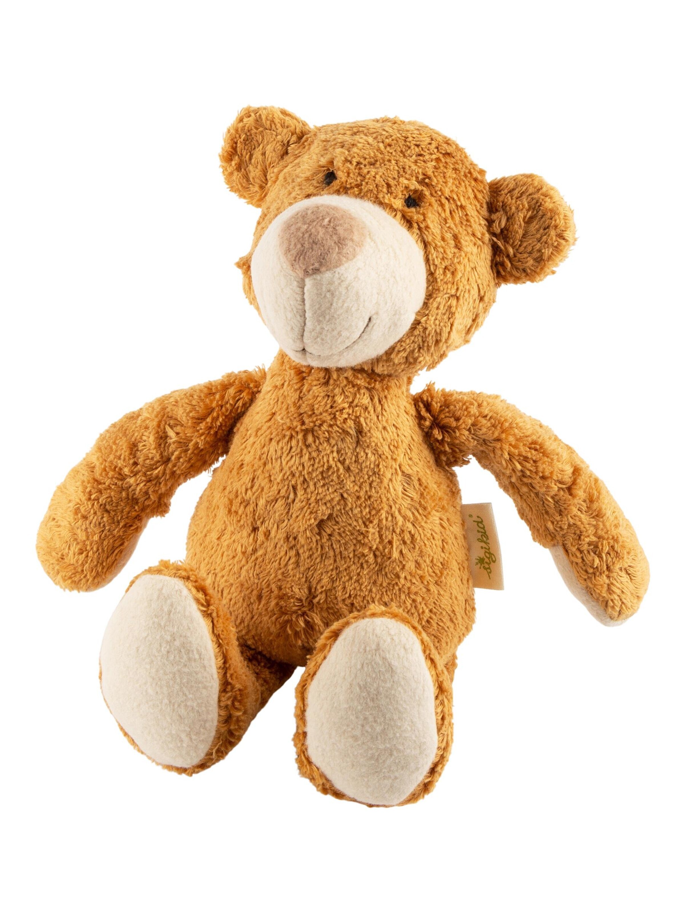 SIGIKID Stuffed animals 'Kuscheltier Natural Friends Green' in Brown: front