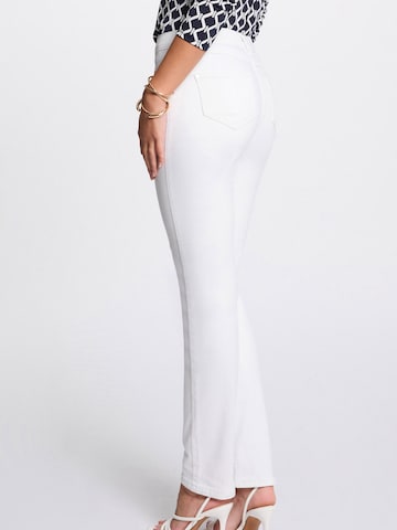 Slimfit Pantaloni de la Morgan pe alb