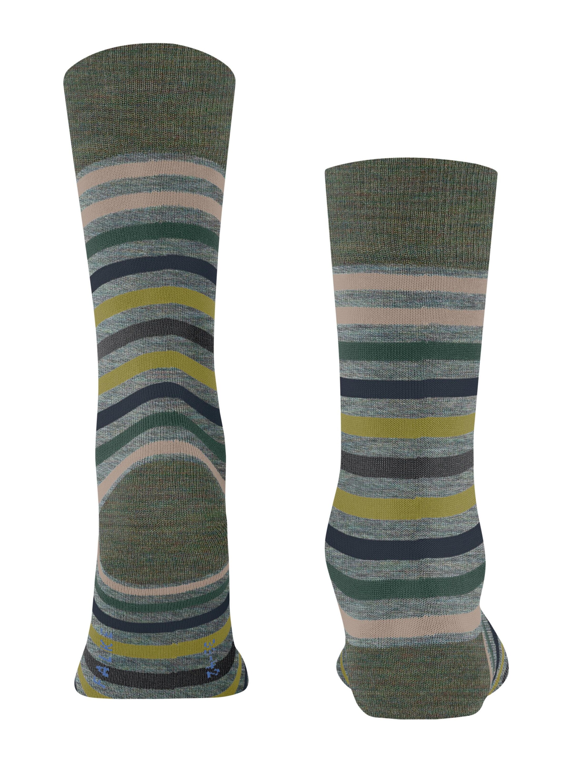 FALKE Socks 'Tinted Stripe' in Blue