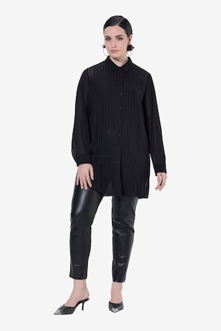 juoda Ulla Popken Palaidinė: priekis