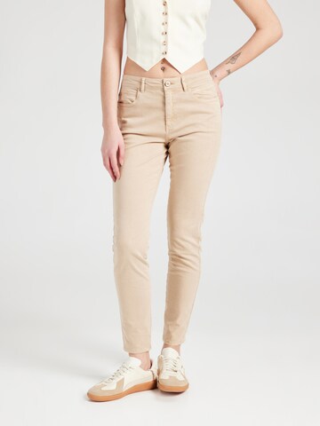 s.Oliver Slim fit Trousers in Beige: front
