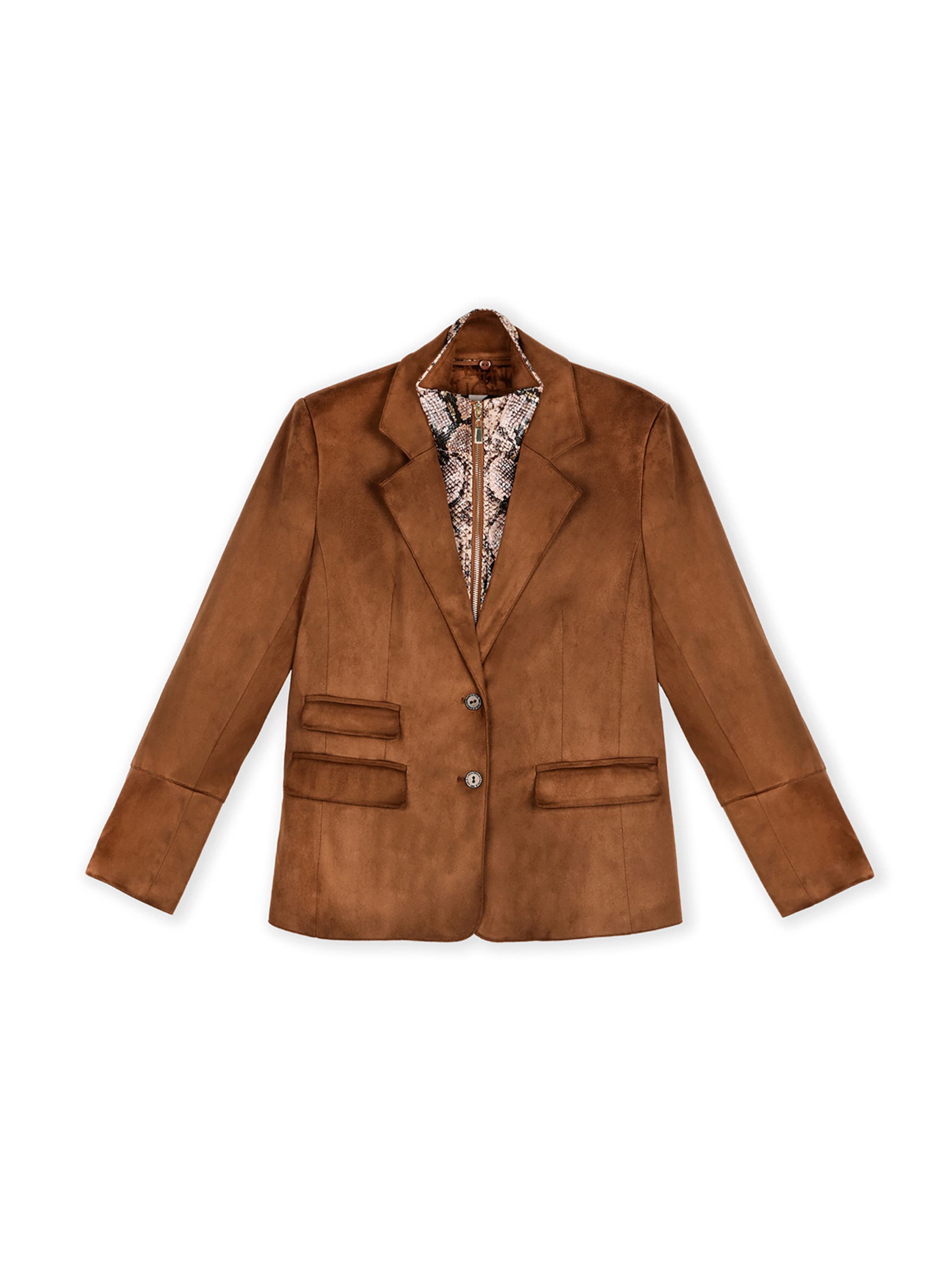 Lola Casademunt Blazer in Brown: front
