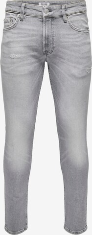 Only & Sons Regular Jeans 'Weft' in Grey: front