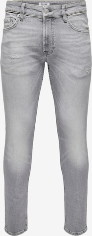 Only & Sons Regular Jeans 'Weft' in Grijs: voorkant