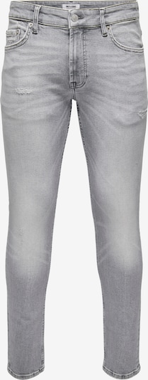 Only & Sons Jeans 'Weft' in de kleur Grey denim, Productweergave